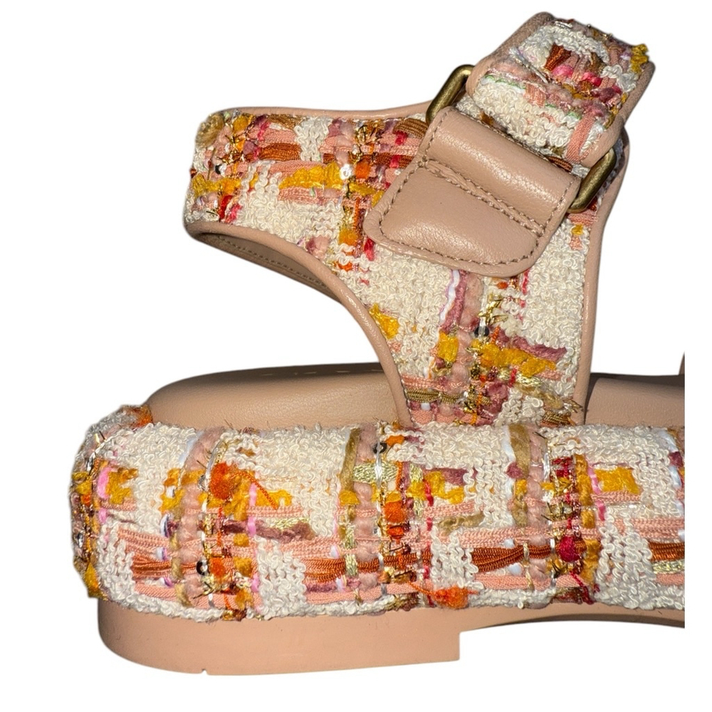 COACH Peyton Tweed Platform Sandals Women's Size 7.5 - Picture 11 of 15